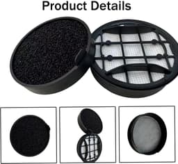 Set van 3 stofzuigerfilters geschikt voor Philips VC 7000/8000-serie XC7053 XC7055 XC7057 — thumbnail 2
