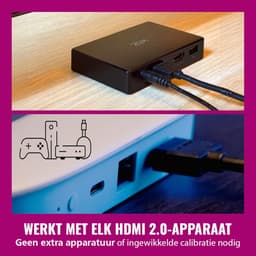 HDMI Sync Box - TV Verlichting - Entertainment Starter - Synchroniseert met Beeld - 55-65 Inch TV - Zwart — thumbnail 6