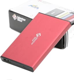 Externe Harde Schijf - Draagbare Opslag - Bestanden Overzetten - Snelle USB 3.0 - 25 Inch - Rood — thumbnail 1