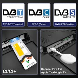 HKC Standaard TV - LED Full HD - 40 inch/102 cm - Frameless Design - Tripple Tuner DVB-T/T2/S/S2/C - HDMI x3, USB x2, CI+ - Hotel Mode - Geassembleerd in Eindhoven - H40Q1F-NS — thumbnail 3