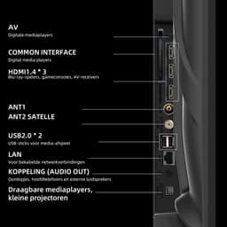 CHiQ L43QST - Smart TV 43 Inch - QLED Pro Google TV - Full HD - Randloos Metal Design - Dolby Audio - Nieuw — thumbnail 6