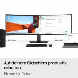 Samsung ViewFinity S9 S95UF S49F950UAU - 49 inch Dual QHD Ultrawide Monitor - 120hz - USB-C 90w - KVM - Verstelbaar — thumbnail 17