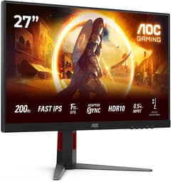 AOC 27G4HA - Full HD IPS Gaming Monitor - G-Sync Compatible - Ergonomisch - 200Hz - 27 inch — thumbnail 9