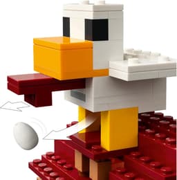 LEGO Minecraft De Ghast-Ballon Aanval op het dorp - 21273 — thumbnail 4