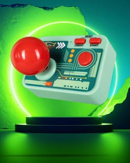 Galaga - TV plug & play - wireless controller - retro gaming — thumbnail 5