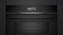Siemens CM736GAB1 - iQ700 - Compacte inbouw bakoven met magnetron - 60cm x 45cm - varioSpeed: bereid de meest voortreffelijke gerechten tot wel 50% sneller - Home connect - Makkelijker schoon dankzij de gecoate achterwand — thumbnail 4