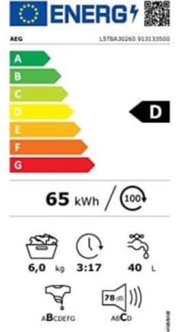 AEG L5TBA30260 Bovenlader wasmachine 6kg — thumbnail 2