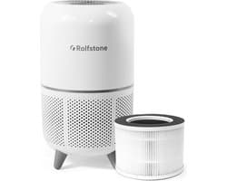 Rolfstone Air Balance Luchtreiniger – HEPA 13 + koolstoffilter – CADR 160 m³/u – Voor ruimtes tot 34 m² – Vermindert stof en pollen – 3 standen + slaapstand + automatische stand – Luchtkwaliteitsindicator