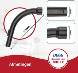 DEGG® - Pistoolgreep / Handgreep - Geschikt voor Miele - 35mm - Stofzuiger Onderdelen - Geschikt voor Miele Kliksysteem - Premium Kwaliteit — thumbnail 4