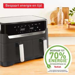 Tefal Easy Fry Dual XXL & Grill EY905B - Dubbele Airfryer - 8.3L - Dubbele Mand - Grillfunctie - XXL Capaciteit — thumbnail 4