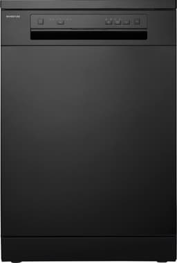 Inventum VVW6046AB energiezuinige vaatwasser - 14 couverts - Besteklade-Bestekmand - Stil: 42 dB - 7 programma’s - Deur opent automatisch - Startuitstel - Energielabel C - Vrijstaand - Zwart — thumbnail 1