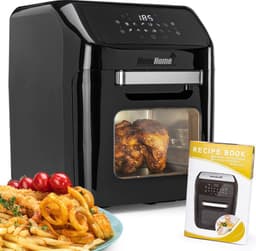 MaxxHome Airfryer - Hetelucht friteuse - XXL - Heteluchtfriteuse 12 Liter - 8 Programma's - 1800W - Extra tools en receptenboekje — thumbnail 1