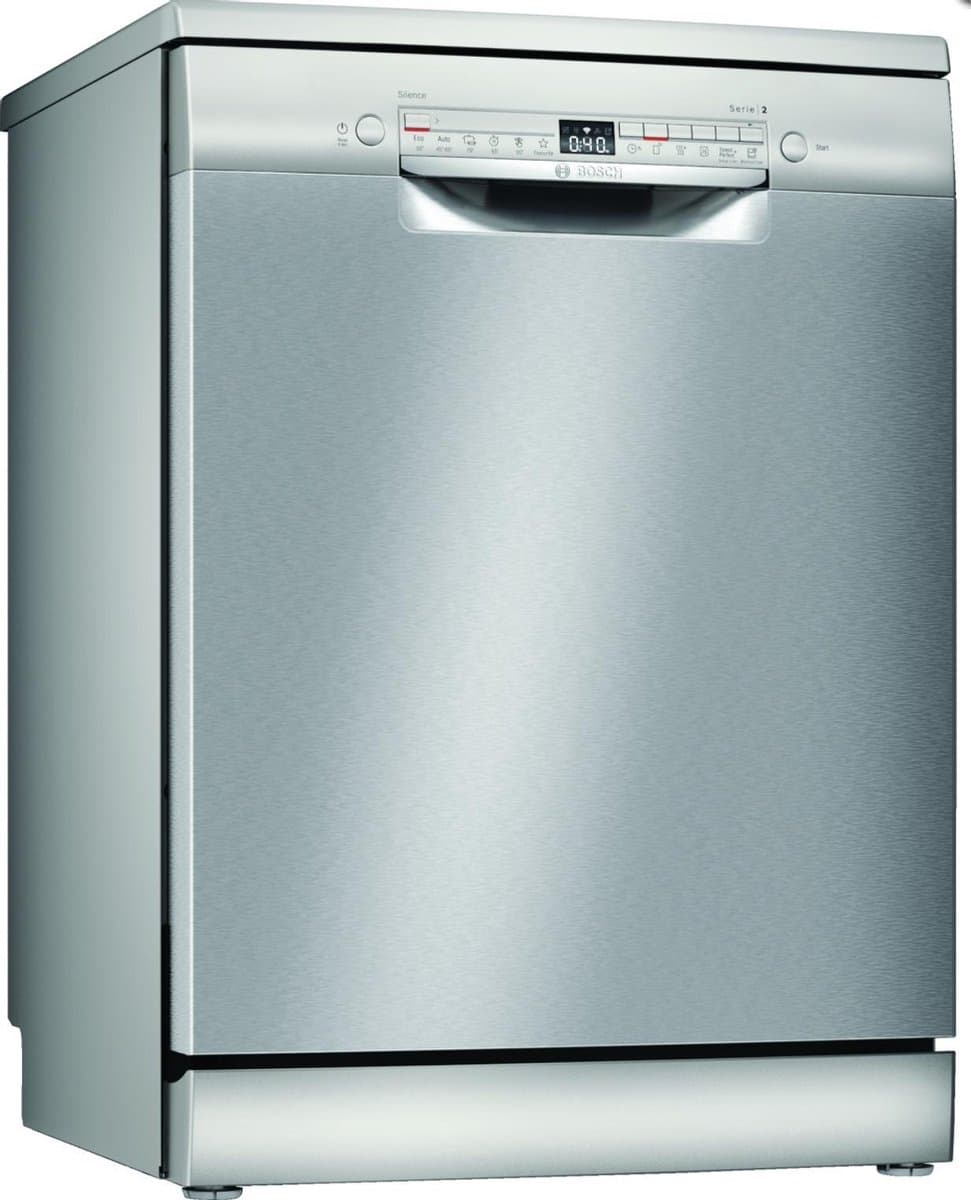 Bosch SMS2HTI72E vrijstaande vaatwasser rvs-look 46 dB — afbeelding 1