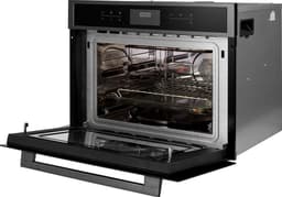 ETNA CM644Ti - Inbouw combimagnetron - 44L - Black Titanium - Turbo hetelucht - 900W Magnetron - Touch Control - Grill - Glazen bakplaat — thumbnail 4