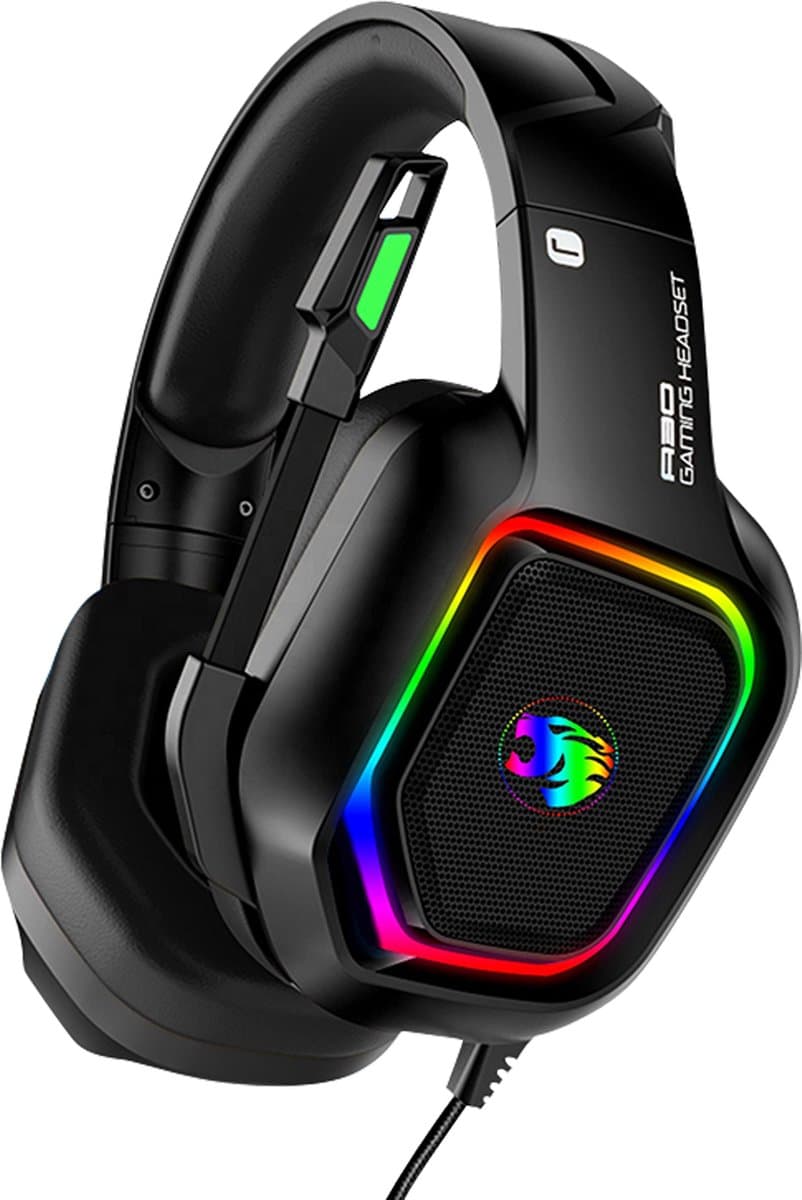 Gaming Headset met Microfoon - Headset PS4, PS5, Xbox One, Xbox Series en PC - Virtueel 7.1 Surround Sound — afbeelding 1