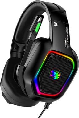 Gaming Headset met Microfoon - Headset PS4, PS5, Xbox One, Xbox Series en PC - Virtueel 7.1 Surround Sound — thumbnail 1