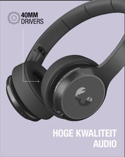 Fresh 'n Rebel Code ANC - Draadloze On-ear koptelefoon met Active Noise Cancelling - Storm Grey — thumbnail 3