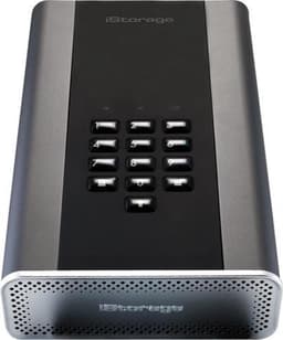 iStorage diskAshur DT2 - externe harde schijf - 2 TB - Cijfercode - Zwart - Grafiet — thumbnail 4