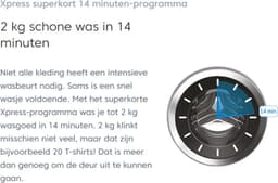 Beko B3WFU57410W - SteamCure™ - Wasmachine — thumbnail 9
