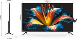 CHiQ U50QM8V - Smart TV 50 Inch - 4K QLED Google TV - Ultra-HD - Metal frameless design — thumbnail 4