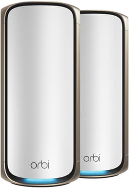 NETGEAR Orbi RBE972S - Mesh WiFi - WiFi Versterker - BE27000 - Quad-Band - 2-Pack - Wit — thumbnail 1