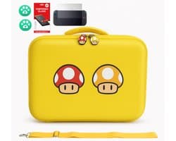 GadgetsMania Opbergtas Geschikt voor Nintendo Switch 2 – Schokbestendige Hard Case – Inclusief Screenprotector & Thumb Grips - Beschermhoes – Koffer voor Nintendo Console en Accessoires
