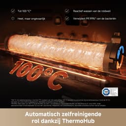 Dreame Aqua 10 Ultra Roller Complete Black – Robotstofzuiger met dweilfunctie – 30.000Pa Zuigkracht – AquaRoll™ & ThermoHub™ 100°C zelfreiniging – Tapijtveilig & slim Omnesight™ 2.0 navigatie – Voor harde vloeren & drempels — thumbnail 10