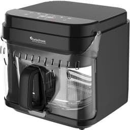 Turbotronic AFG5 Airfryer XXL met glazen bak- BPA & PFAS Vrij - 5.5L - Heteluchtfriteuse - Dual Heating - 40ºC tot 200ºC - 8 Kookprogramma's - Zwart — thumbnail 9