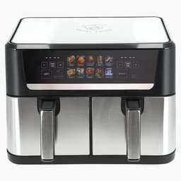 airfryer – 12Liter – 2800W – Heteluchtfriteuse – Dubbele Airfryer – 10 Programma’s – PFAS-Vrij – Royal Swiss® — thumbnail 1