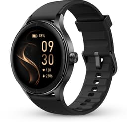 Norva DR06 – Smartwatch Heren en Dames – Horloge met Hartslagmeter en Slaapmonitor – 100+ Sportmodi – AMOLED – Zwart — thumbnail 1