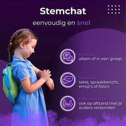 CosmoToys® Smartwatch Kinderen - Incl. Simkaart - 4G - GPS Horloge - Kinder Smartwatch - Tracker - Android - Kinderhorloge Jongen & Meisje - Videobellen - Camera - Zwart — thumbnail 4