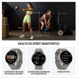 Garmin Venu 4 - Multisport smartwach - 45 mm - AMOLED - Slate Grijs/Zwart — thumbnail 11