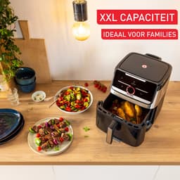 Tefal Easy Fry Smart & Silence XXL EY876D - Stille Airfryer XXL - 7L - 1700W - 55 Programma's - Tot 8 Personen — thumbnail 5
