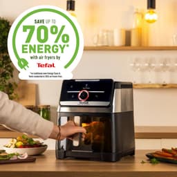 Tefal Easy Fry Smart & Silence XXL EY876D - Stille Airfryer XXL - 7L - 1700W - 55 Programma's - Tot 8 Personen — thumbnail 4