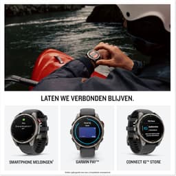 Garmin fenix 8 Pro - Smartwatch - 51 mm - AMOLED - Ingebouwde inReach® technologie - LTE connectiviteit - Tot 27 dagen batterijduur - Titanium — thumbnail 11