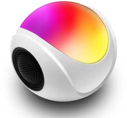 Crrynuo - Bluetooth Speaker - LED Licht Speaker - FM Radio Speaker - 1 Stuk - 360° Audio - 5W - Wit — thumbnail 6