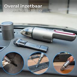 Nuvance Auto Stofzuiger - 6000Pa - Draadloos - Usb Oplaadbaar - Handstofzuiger - Autostofzuiger - Kruimelzuiger - Kleine Stofzuiger — thumbnail 5