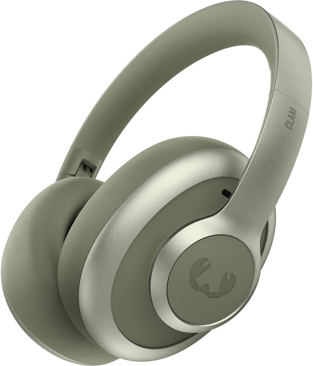 Fresh 'n Rebel Clam Blaze 2 – Draadloze Bluetooth Koptelefoon – 80 uur Speelduur – Inclusief App - Met volume wiel - Dried Green — afbeelding 1