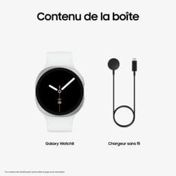 Samsung Galaxy Watch8 - smartwatch - 44mm - Silver — thumbnail 14