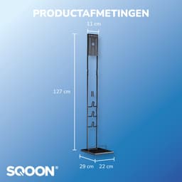 SQOON® Stofzuigerstandaard - Universeel -Geschikt voor o.a. Dyson V7, V8, V10, V11, V12, V15, V16 - Ook geschikt voor andere merken zoals AEG, Rowenta X-FORCE, Bosch, - Inclusief accessoires houders — thumbnail 4