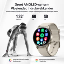 Otiume Zenith GTX05 – Smartwatch – 45mm Amoled Display – GPS – Bluetooth bellen – Goud — thumbnail 14