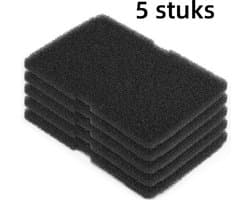 5x Filterdroger - droger - Geschik voor Beko Elektra Grundig 2964840100 -Spons filter- Herbruikbaar( 245x154x10mm)