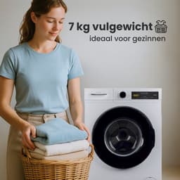 Salora WMH7245 Wasmachine - 7 kg - 1400 RPM - Washing Machine - Wit — thumbnail 9