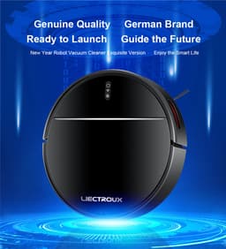 LIECTROUX M7S PRO – 2-in-1 Robotstofzuiger en Dweil – 4000Pa Sterke Zuigkracht – Slimme Gyroscopische Navigatie – Automatisch Hervatten – Geschikt voor Huisdieren & Tapijt – App & Alexa/Google - zwart — thumbnail 7