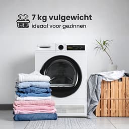 Salora DRYER75B - Condensdroger - Wasdroger - Droger - 7 kilo - Energie Label G — thumbnail 3