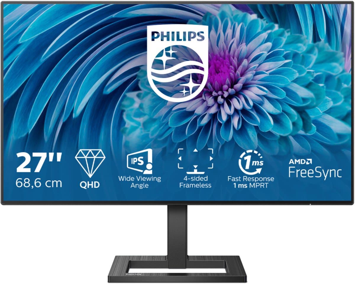 Philips 275E2FAE - QHD IPS Monitor - 27 Inch — afbeelding 1