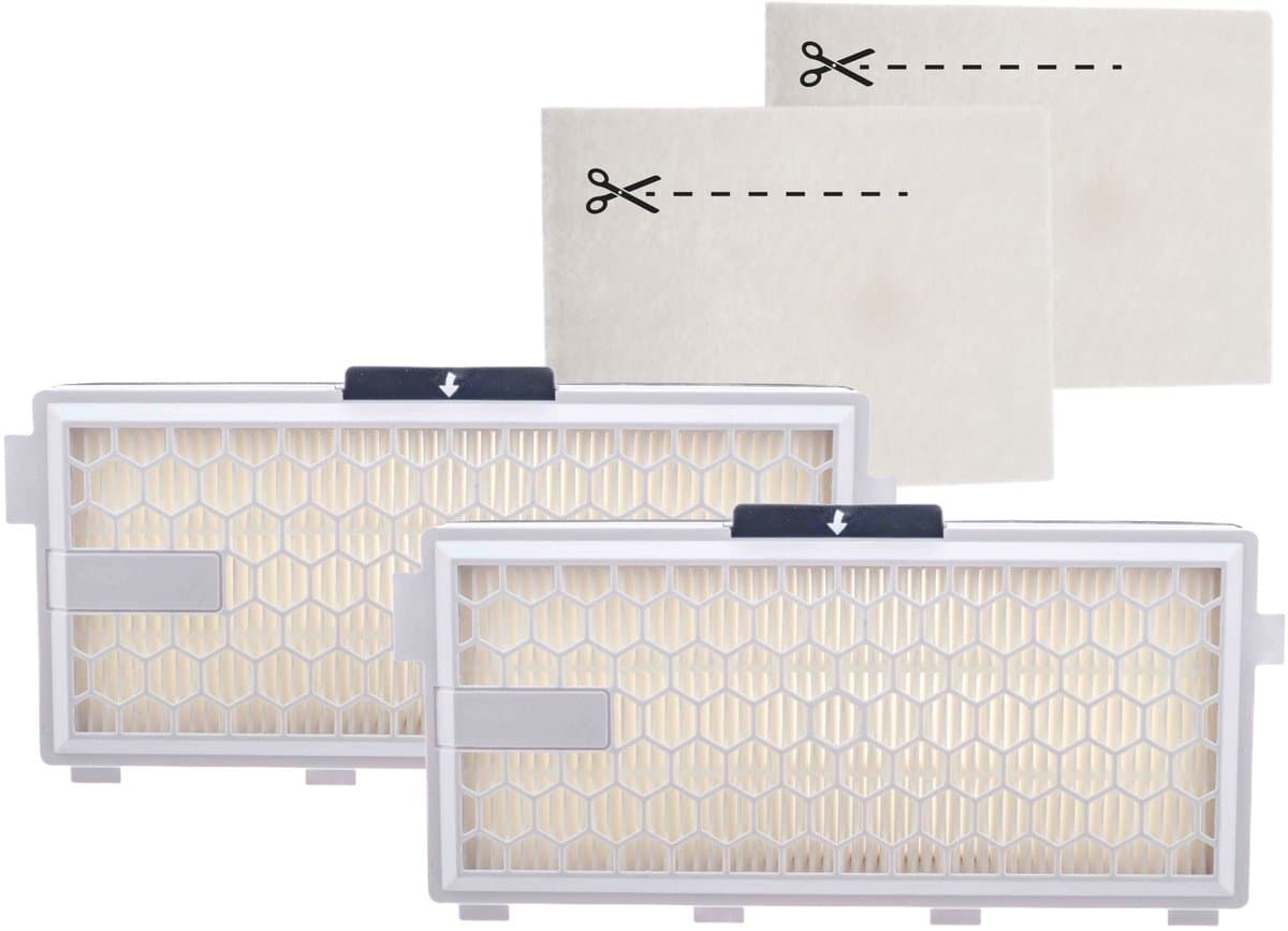 Kleanburg ® Filterset voor Miele – 2x HEPA H13 Filters + 2x Motorfilters – Vervangt Miele SF-HA50 – Geschikt voor Classic C1, Compact C1 & C2, Complete C2 & C3, Guard S1/L1/M1 en S4000 series — afbeelding 1