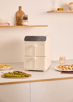 CREATE - 11,2 L Airfryer met dubbele laag en onafhankelijke bediening, Gebroken wit - AIR FRYER DUAL STACK — thumbnail 5