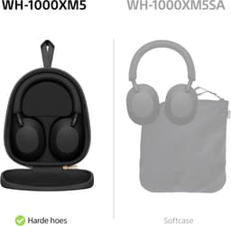 Sony WH-1000XM5 - Draadloze koptelefoon met Noise Cancelling - Zwart — thumbnail 2