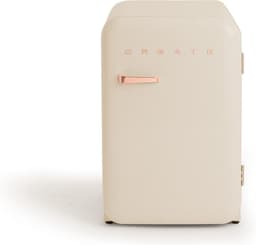 CREATE - Koelkast in retrostijl - Gebroken wit - Handvat Roségoud - FRIDGE RETRO 107L — thumbnail 1